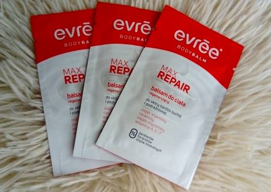 Evree Max Repair, balsam do ciała, regenerujący do skóry bardzo suchej i podrażnionej