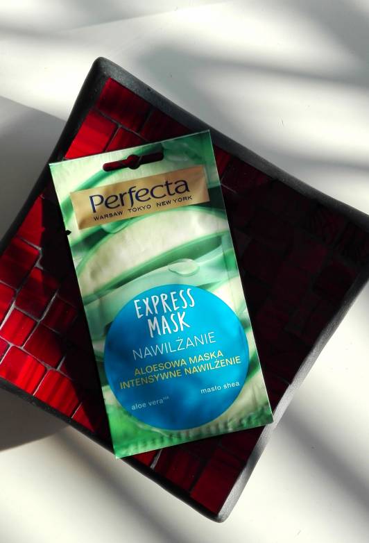 Perfecta Express Mask, Nawilżanie, Aloesowa maseczka do twarzy