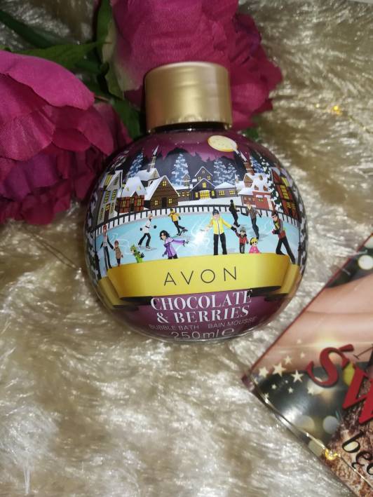 Avon Płyn do kąpieli, Chocolate & Berries (Edycja świateczna)