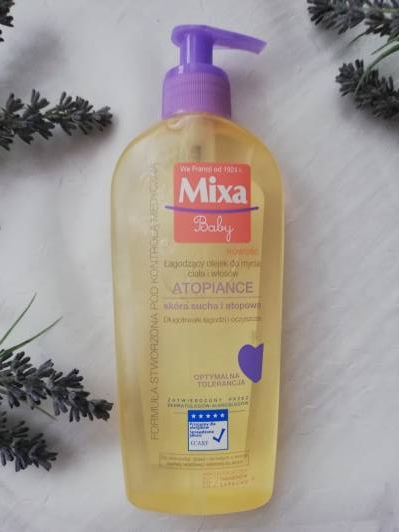 Mixa Łagodzący olejek do mycia ciała i włosów