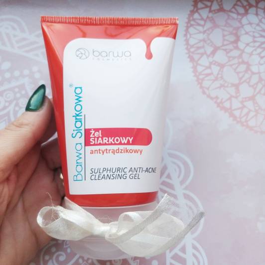 Barwa Siarkowa, Żel do mycia twarzy, Siarkowy, Antytrądzikowy
