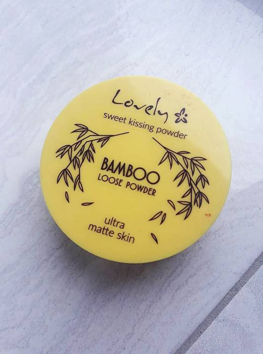 Lovely Puder do twarzy, Bambusowy, Bamboo Loose Powder