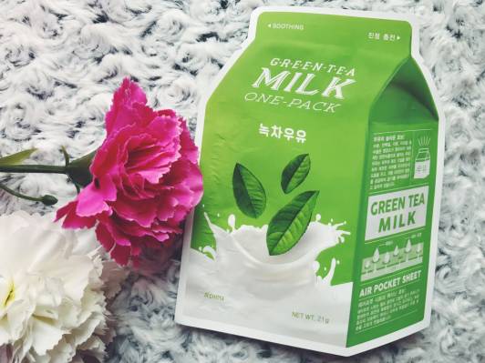 Apieu green tea mask