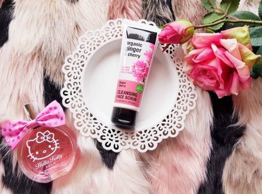 Organic Shop Scrub do twarzy, Imbir i wiśnia