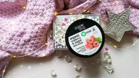 Organic Shop peeling Scrub malina cukier