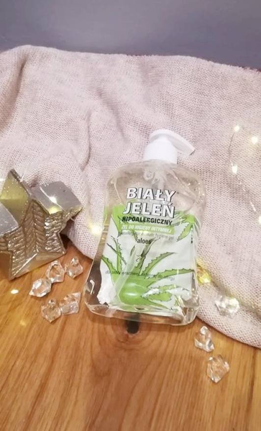 Biały jeleń żel do higieny intymnej aloes 