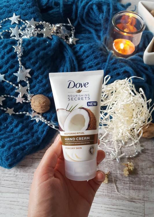 Dove Nourishing Secrets, Krem do rąk, Skóra sucha, Restoring Ritual, Olej kokosowy i migdałowy