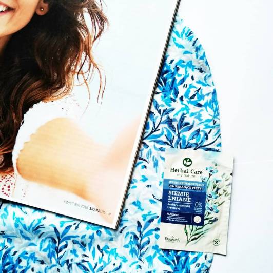 Farmona Herbal Care, Krem regenerujący na pękające pięty, Siemię lniane