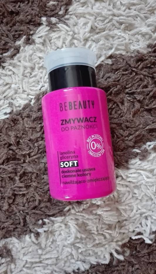 BeBeauty Zmywacz do paznokci, Bez acetonu, Soft