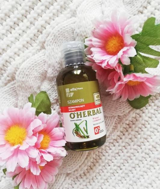 O'Herbal Szampon do włosów, Wzmacniający, Ekstrakt z korzenia tataraku, Wzrost i witalność