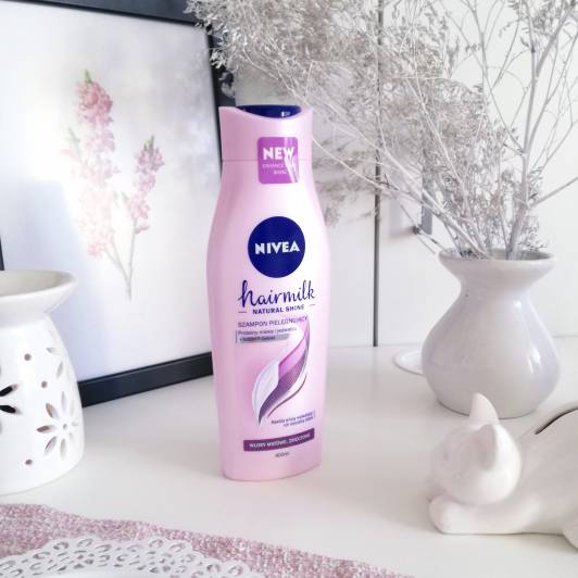 Nivea Hairmilk, Szampon do włosów, Natural Shine, Włosy matowe i zmęczone