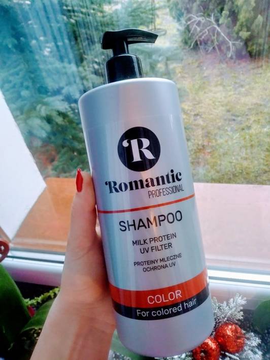 Romantic shampoomilkproteinuvfiltercolor