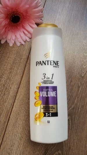 Pantene Pro-V Szampon do włosów z odżywką, 3w1, Włosy cienkie, pozbawione objętości, Extra Volume
