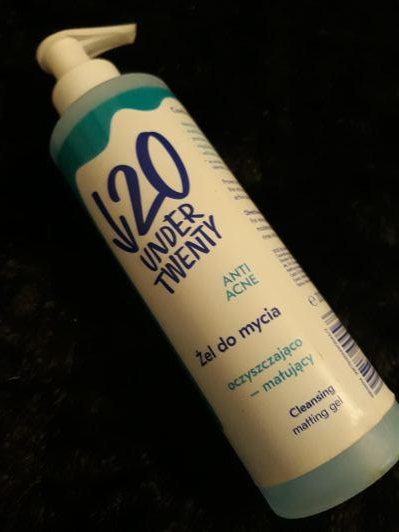 Under Twenty Anti! Acne, Żel do mycia, Oczyszczająco - matujący, Aktywny cynk + ekstrakt z cytrusów