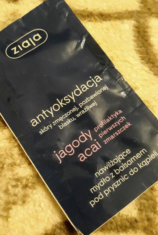 Ziaja Antyoksydacja, Jagody Acai, Mydło z balsamem pod prysznic do kąpieli