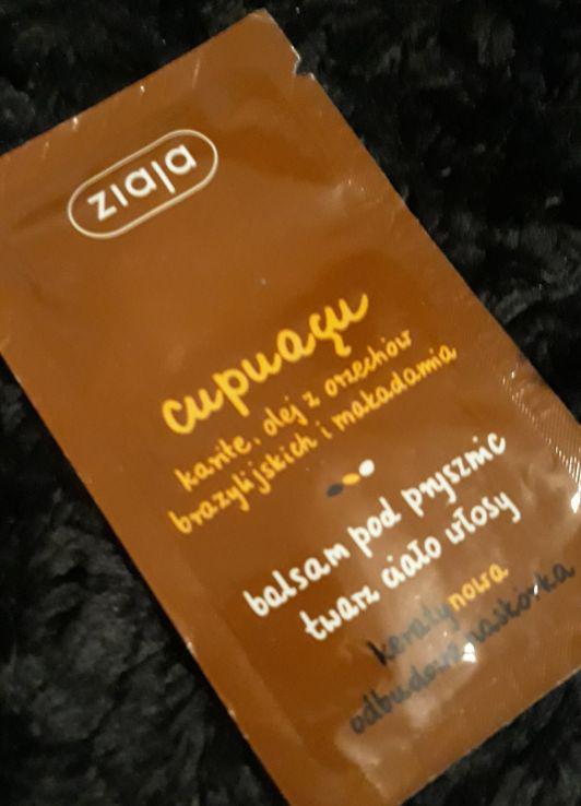 Ziaja Cupuacu, Balsam pod prysznic twarz ciało włosy, Keratynowa odbudowa naskórka