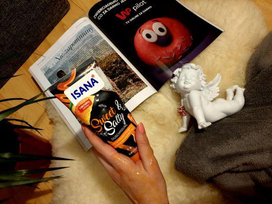 Isana Peeling pod prysznic, Sweet & Salty 