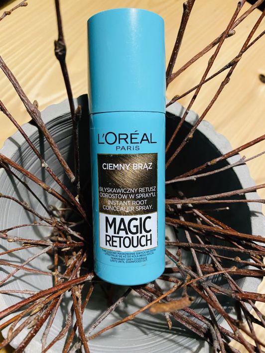 L'Oréal Magic Retouch, Retusz odrostów w sprayu, Brąz