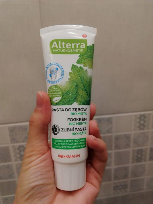 Alterra Pasta do zębów o smaku miętowym, Bio mięta 