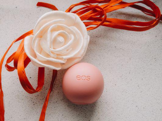 EOS Balsam do ust, Lip Balm, Strawberry Sorbet 