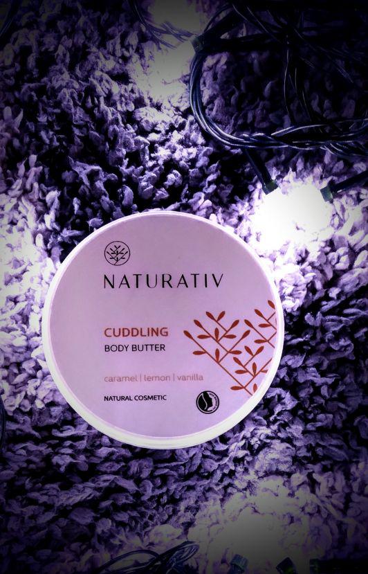 Naturativ Masło do ciała, Karmel, cytryna i wanilia
