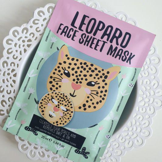 Action Maseczka do twarzy, Leopard Face Sheet Mask