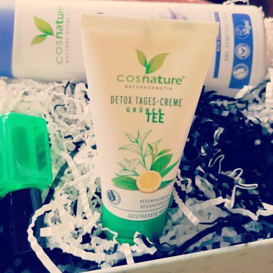 Cosnature Krem do twarzy, Na dzień, Detox, Zielona herbata