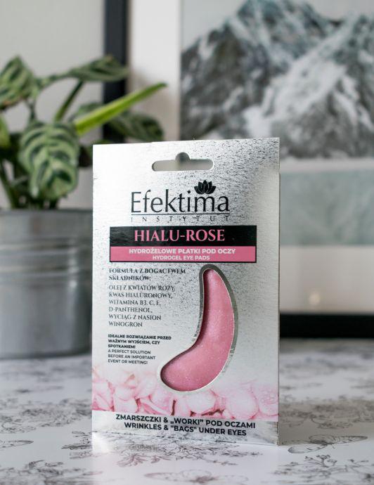 Efektima Hialu-Rose, Hydrożelowe płatki pod oczy, Zmarszczki