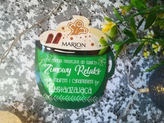 Marion Zimowy Relaks, Maseczka wygładzająca z imbirem i cynamonem