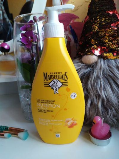 Le Petit Marseillais Mleczko do ciała, Odżywianie, Masło shea, Słodki migdał, Olejek arganowy