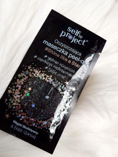 Selfie Project Maska do twarzy, Peel-off, Oczyszczająca, #Shine like a Star