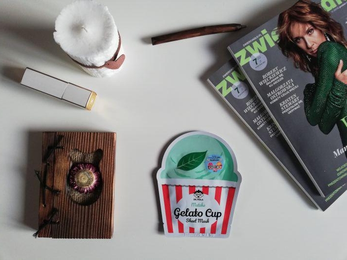 Dr. Mola Maska do twarzy w płacie, Gelato Cup Sheet Mask, Matcha