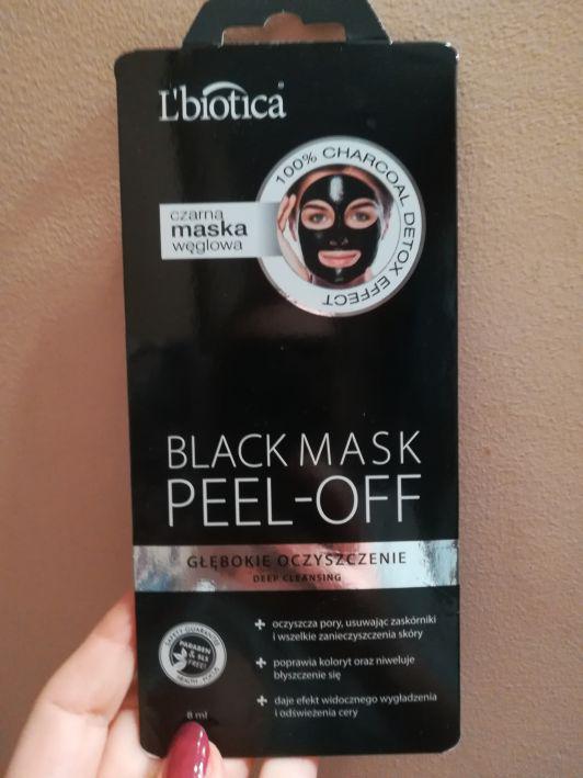 L'biotica Maseczka do twarzy, Peel-off, Głębokie oczyszczenie, Black Mask