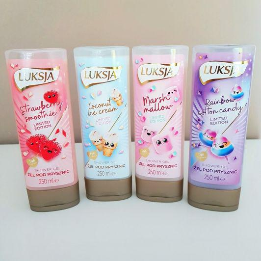 żele pod prysznic, Luksja