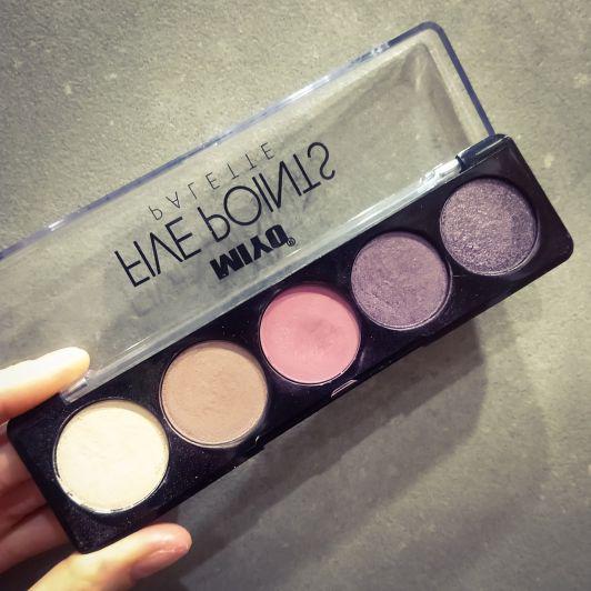 MIYO Paleta cieni do powiek, five points, Nr 03 Old rose