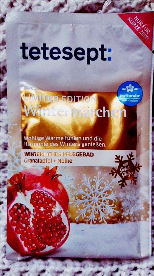 Tetesept Sól do kąpieli, Wintermarchen, Granat, goździki