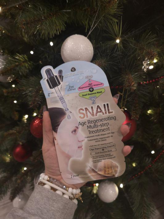 Skinlite Dwuetapowy zabieg rozświetlający do twarzy, Śluz Ślimaka