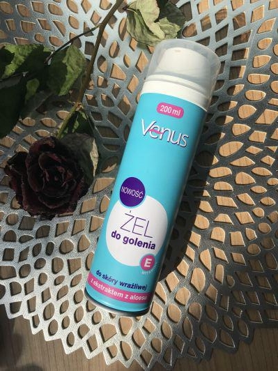 Venus Żel do golenia, Ekstrakt z aloesu, Skóra wrażliwa