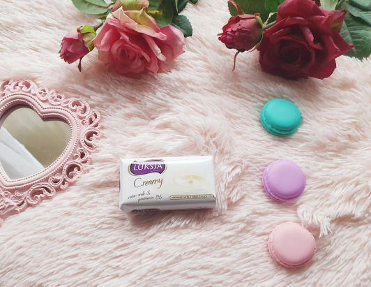 Luksja Creamy, Mydło w kostce, Cotton Milk & Provitamin B5 