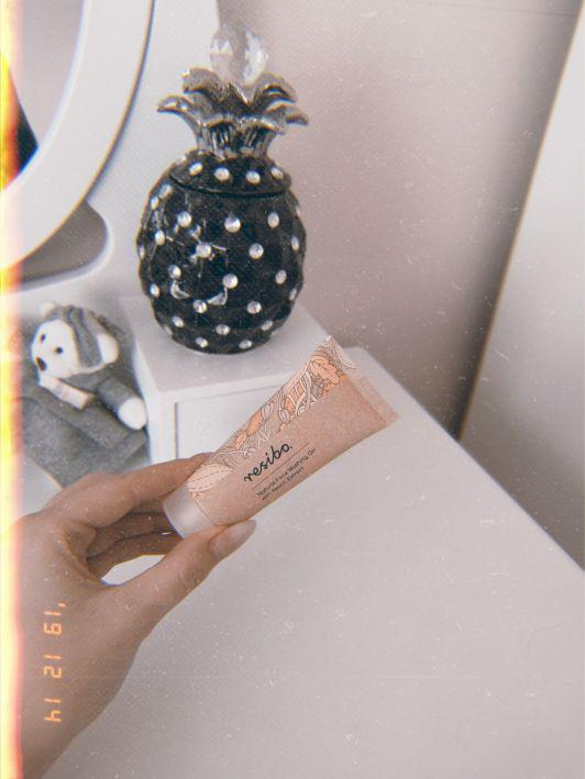 Resibo Żel myjący do twarzy, Naturalny, Z ekstraktem z brzoskwini