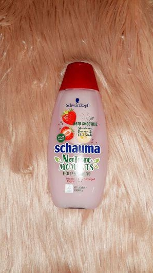 Schwarzkopf Schauma, Nature Moments, Szampon do włosów, Strawberry & Banana & Chia Seeds