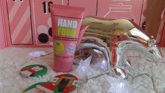 Soap & Glory Hand Food, Krem do rąk, Shea Butter, macadamia oil & marshmallow