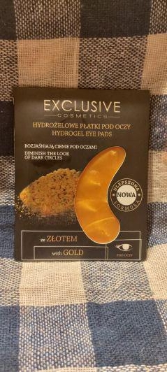 Exclusive Cosmetics Płatki pod oczy, Hydrożelowe, Ze złotem