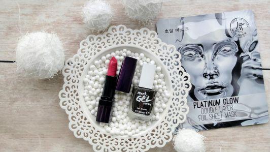 Avon Platinum Glow metaliczna maska w płachcie