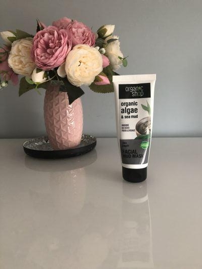 Organic Shop Organic Algae & Sea Mud Facial Mud Mask, Maska błotna do twarzy