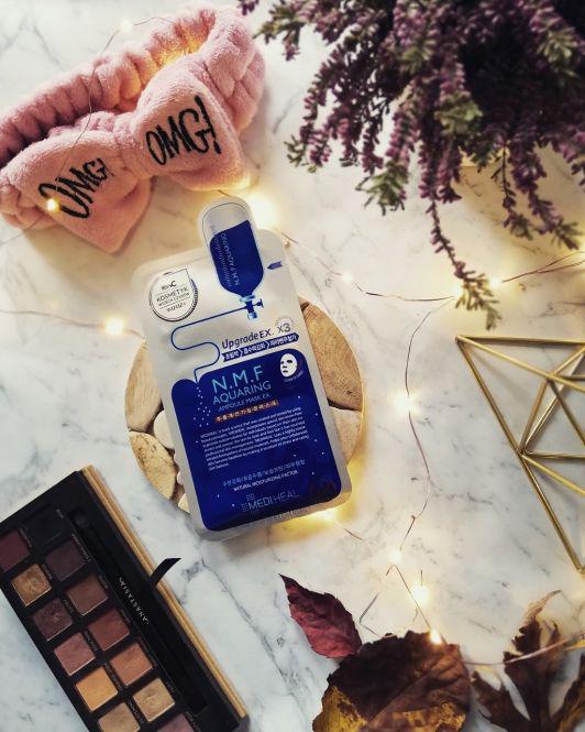 Mediheal Maska do twarzy w płacie, N.M.F Aquaring, Nawilżająca