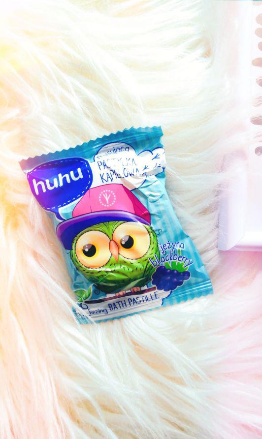 Huhu, Musująca pastylka do kąpieli , jeżyna 