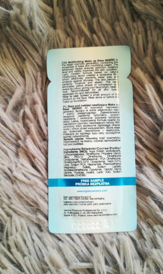 Ingrid Baza pod makijaż, Make-Up Base, Moisturizing & Rejuvenating, Nawilżająca