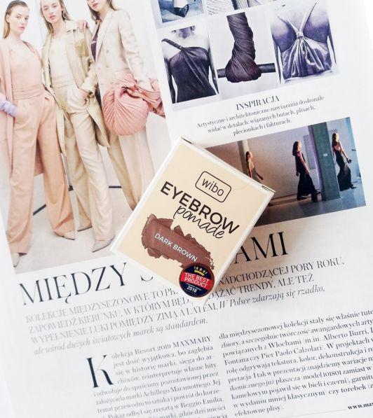 Wibo Pomada do brwi, Eyebrow pomade, nr 2 Dark Brown