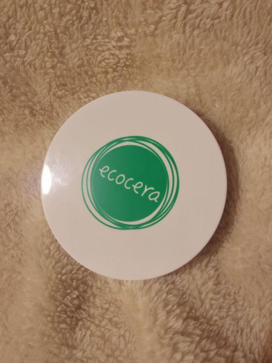 Ecocera Puder do twarzy, Ryżowy, Prasowany